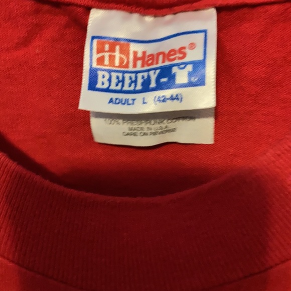 Vintage Hanes “Live a Little” promo shirt sleeve T-shirt. Authentic. - Picture 2 of 3